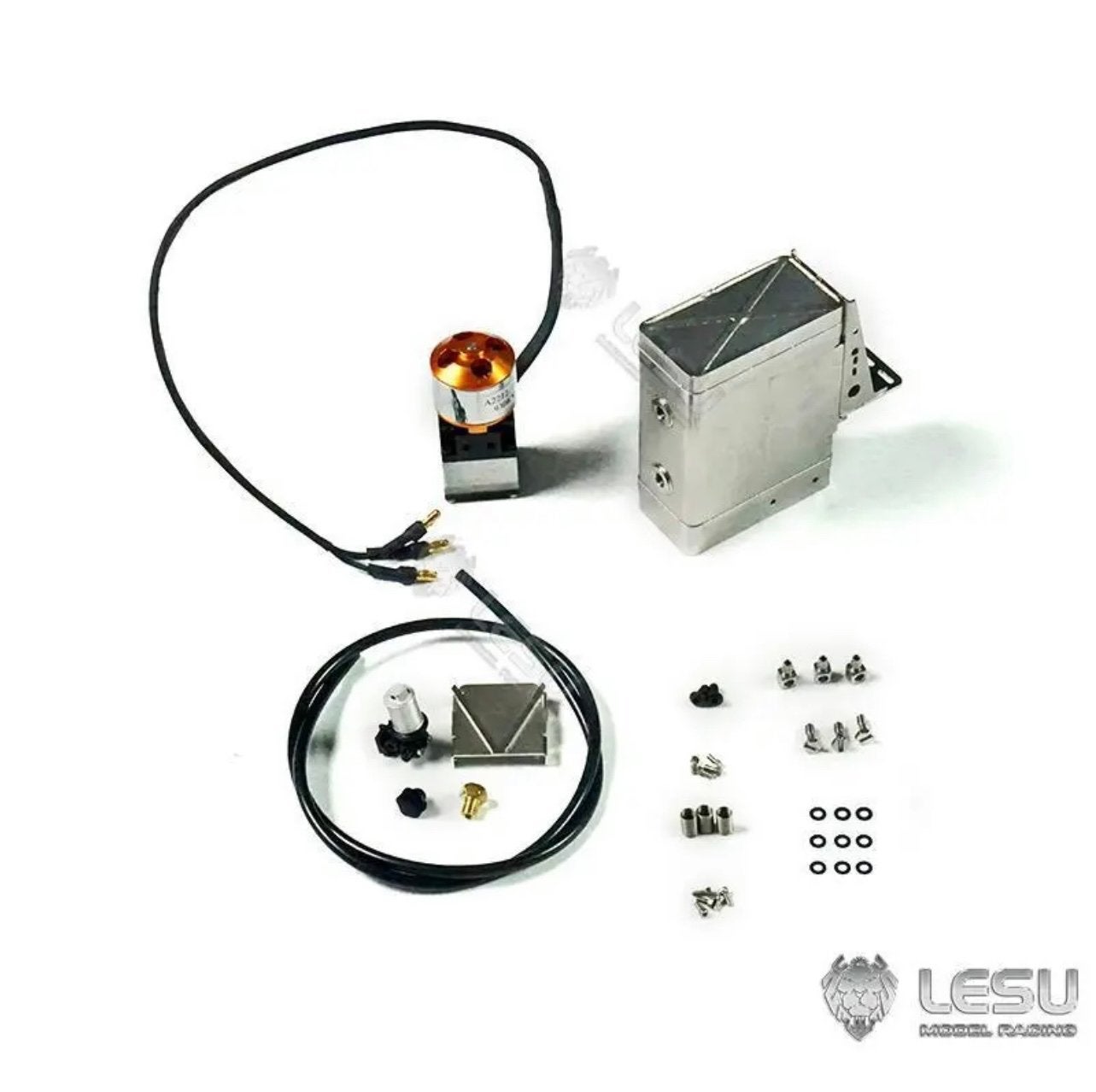Hydrauliekpomp in hydrauliektank Lesu RC 1/14, Hobby en Vrije tijd, Ophalen of Verzenden, Nieuw, Schaal 1:14, Onderdeel