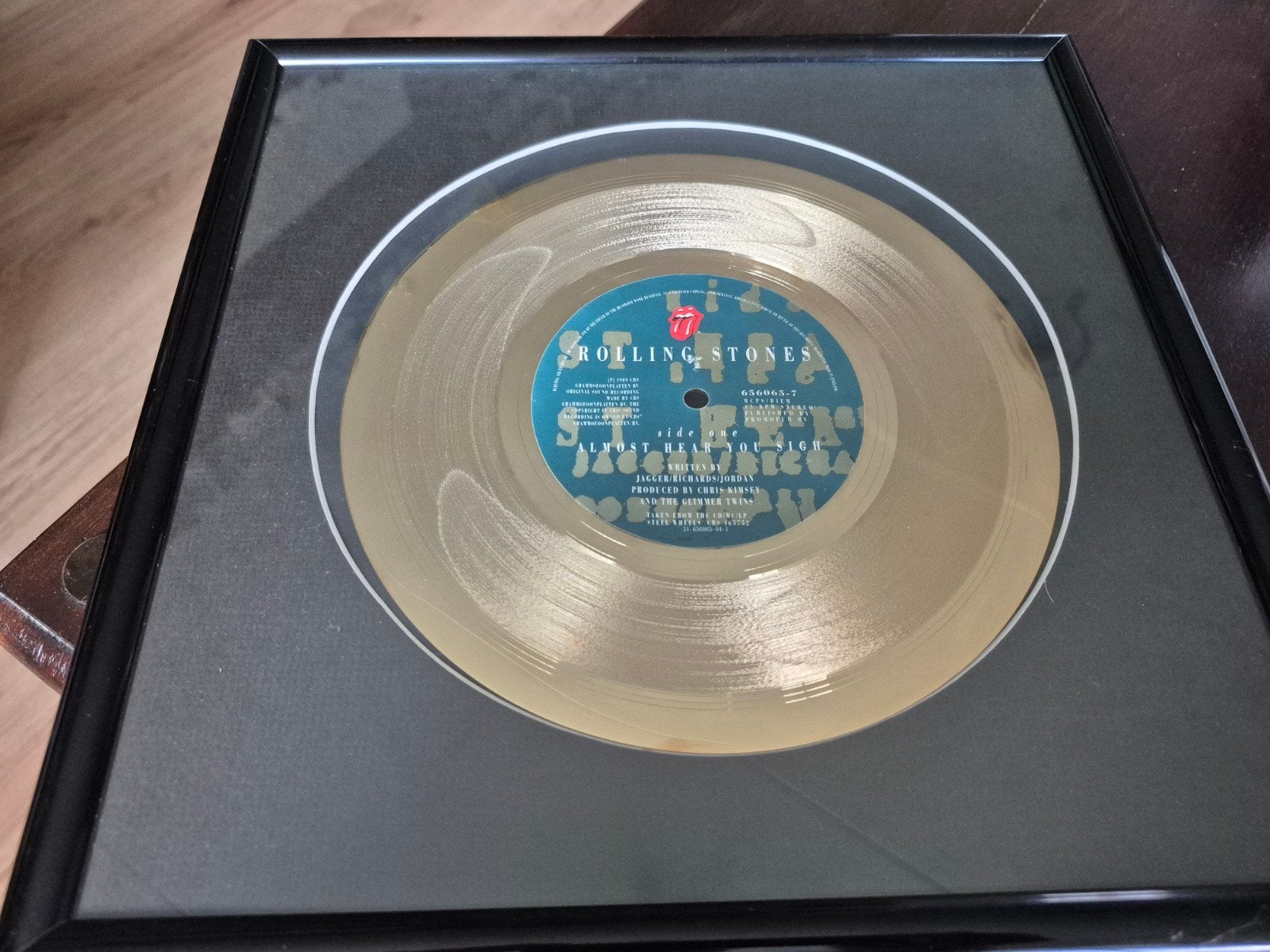 Rolling Stones - Almost Hear You Sigh - Gouden Plaat, 7 inch, 1980 - 1989, Ophalen of Verzenden, Zo goed als nieuw