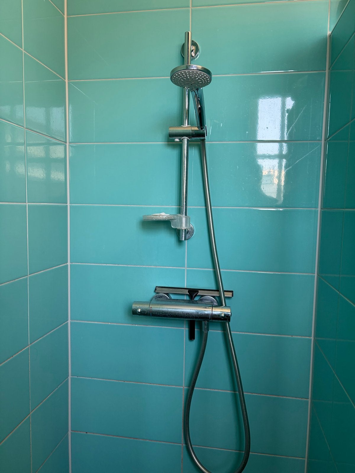 Ideal Standard Doucheset met Thermostatische Kraan 15 cm, Ophalen, Gebruikt, Chroom, Douche