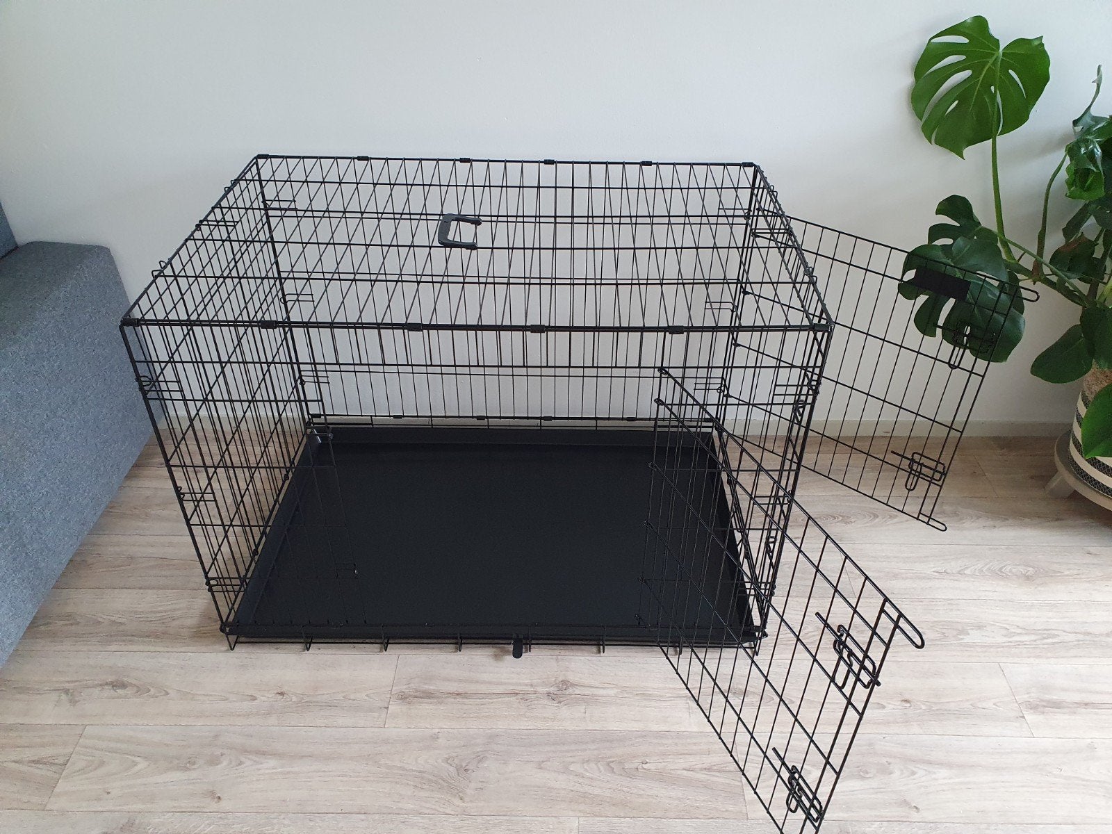 Nette hondenbench. Zo goed als nieuw., Ophalen, Hondenkennel, 65 tot 100 cm, Zo goed als nieuw