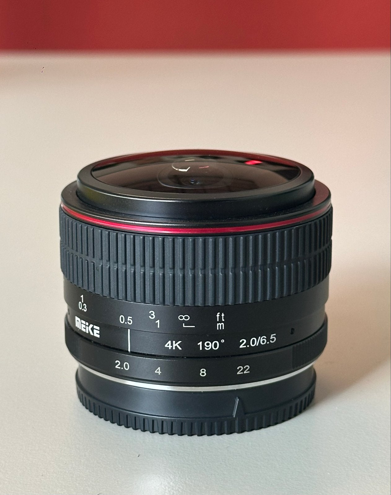 Meike MK-6.5mm f/2.0 Fisheye MFT-mount objectief, Overige merken, Micro Four Thirds, Fisheye-lens, Ophalen of Verzenden