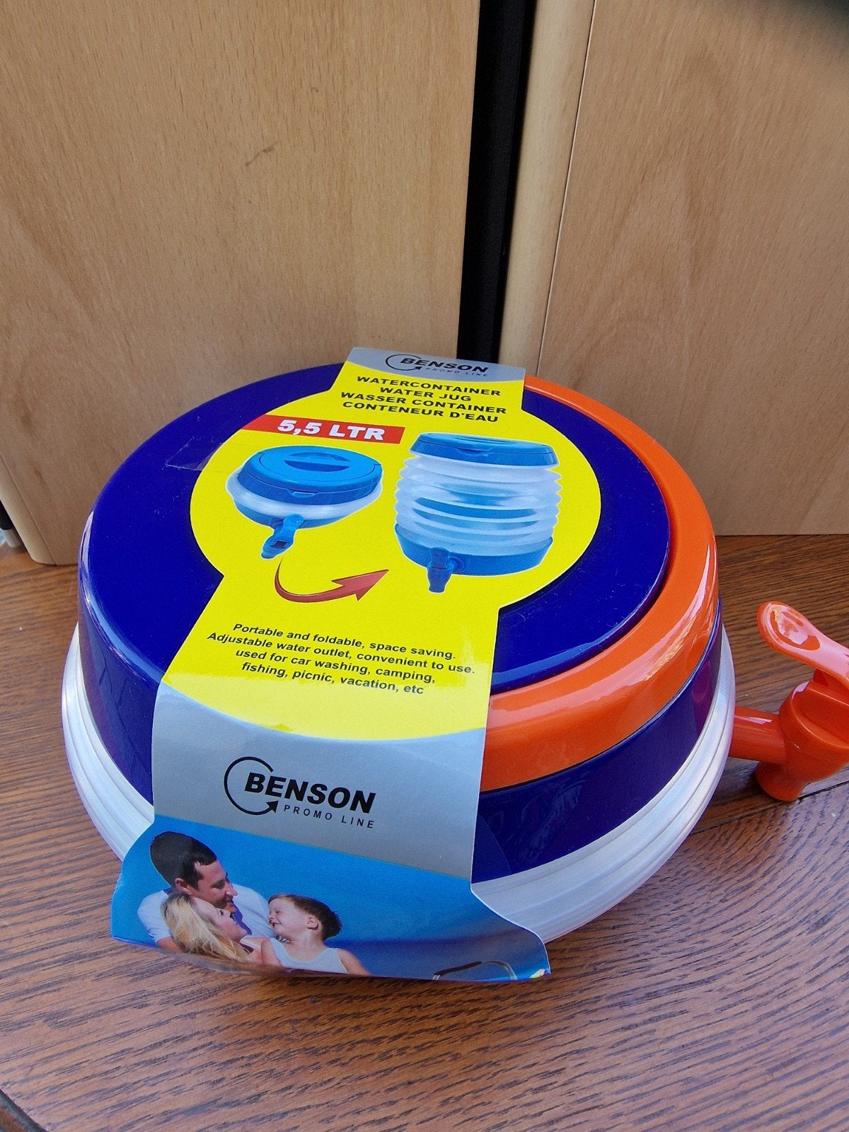 Benson Opvouwbare Watercontainer met Kraan - 5.5 Liter, Ophalen of Verzenden