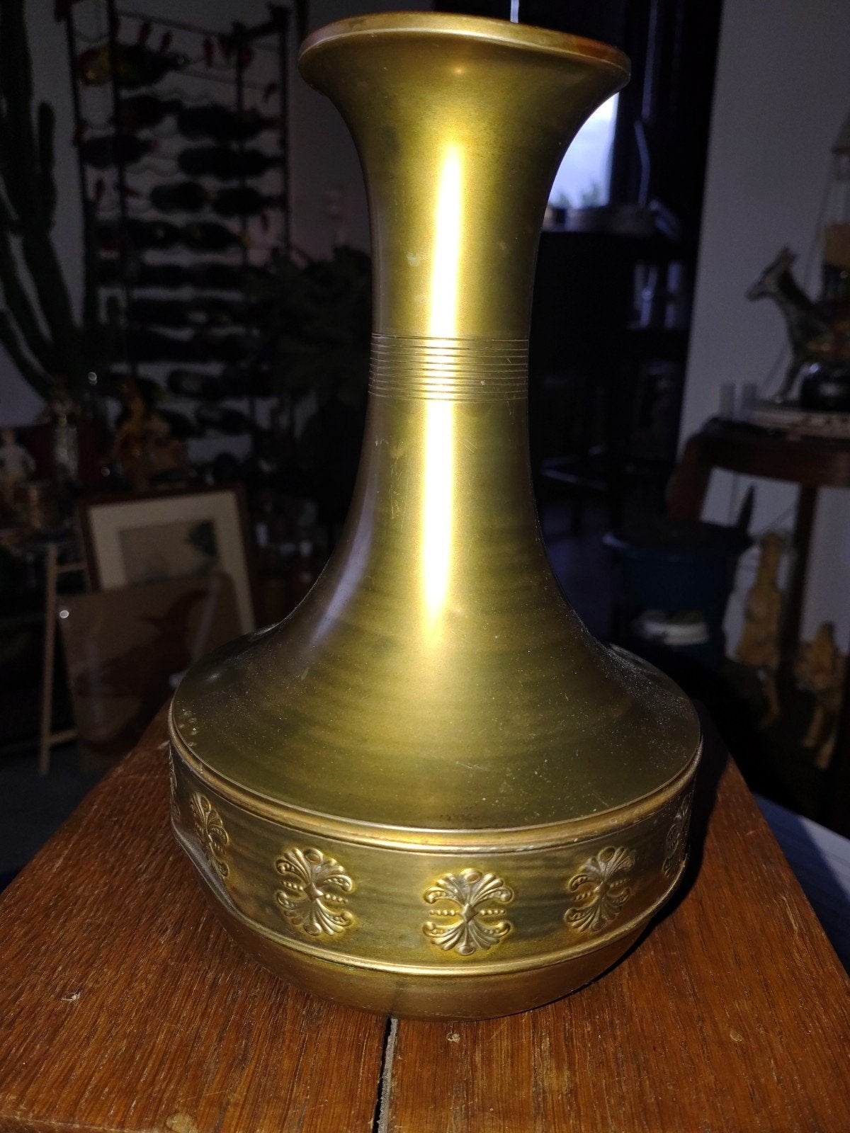 Vintage Messing Vaas - Metawa Tiel (Metad'or) Jaren '40/'50, Ophalen of Verzenden