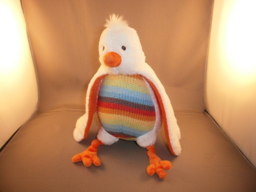 happy horse duif kerk in actie 25 cm regenboog vogel gehaakt, Kinderen en Baby's, Speelgoed | Knuffels en Pluche, Ophalen of Verzenden