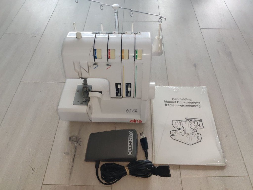 Elna overlocker / lockmachine / naaimachine, Ophalen of Verzenden, Gebruikt, Naaimachine, Overige merken