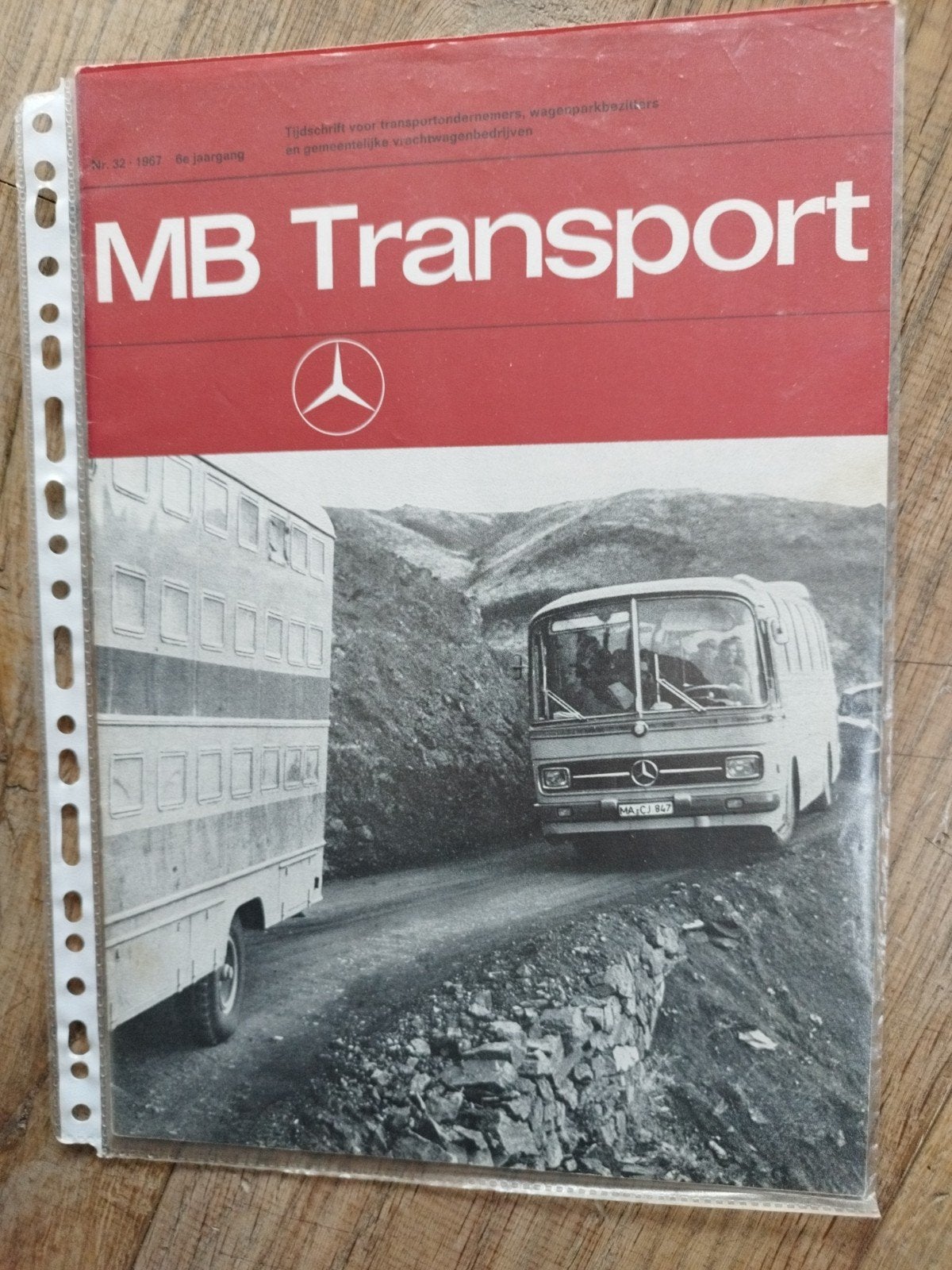 MB Transport tijdschrift nr. 32, 1967, 6e jaargang, Zo goed als nieuw, Mercedes-Benz, Mercedes, Ophalen of Verzenden