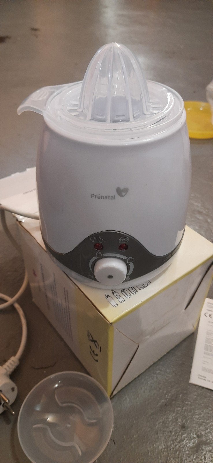 Prénatal Babyvoedingverwarmer Thuis & Auto, Kinderen en Baby's, Ophalen of Verzenden, Zo goed als nieuw, Flessen- of potjesverwarmer