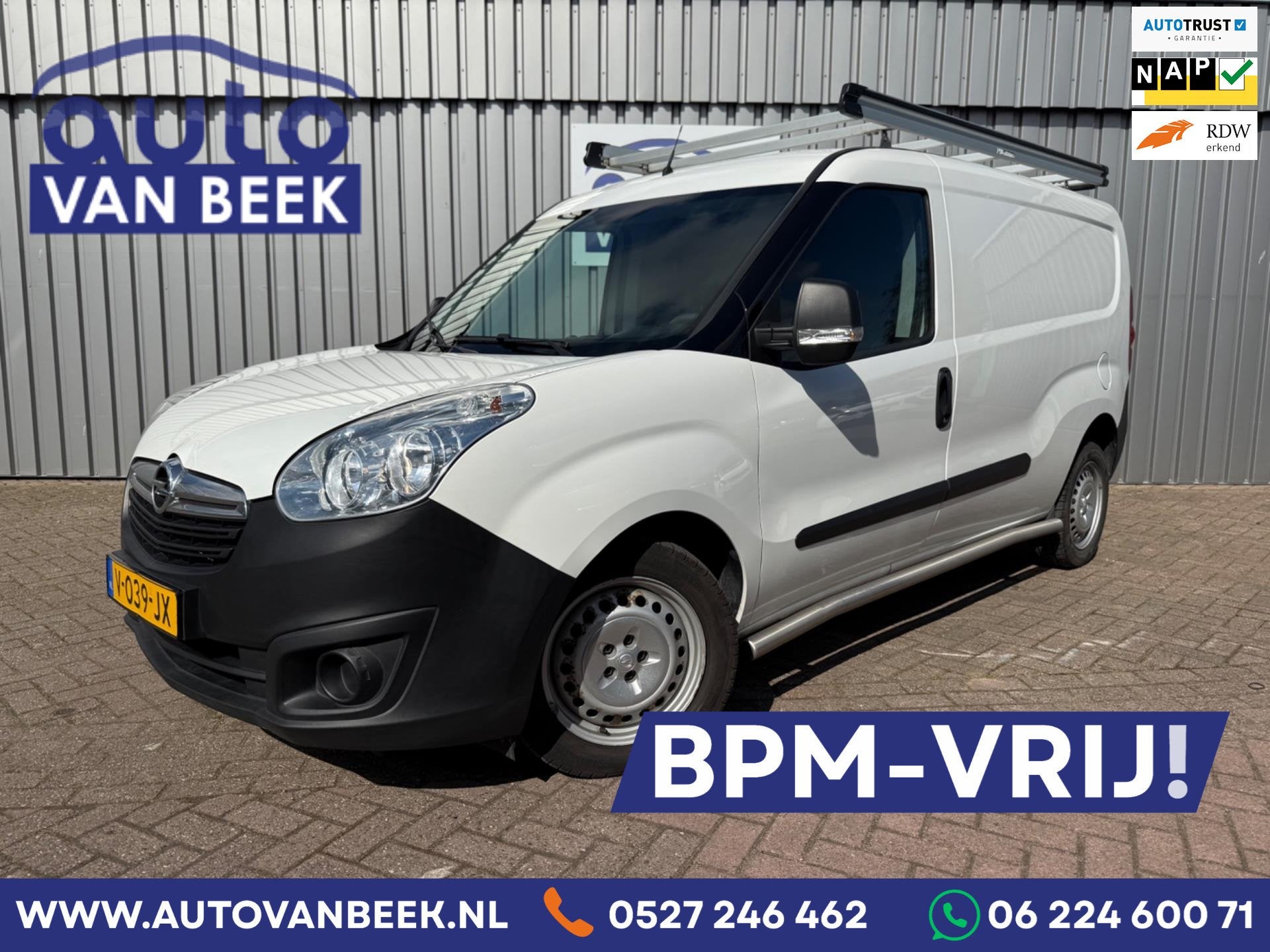 Opel Combo 1.3 CDTi L2H1 Sport|Imperiaal|Trekhaak, Auto's, Stof, Gebruikt, Wit, Origineel Nederlands