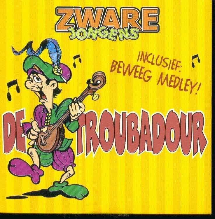 cd-single van Zware Jongens - De troubadour, Cd's en Dvd's, Cd Singles, Zo goed als nieuw, Nederlandstalig, Verzenden