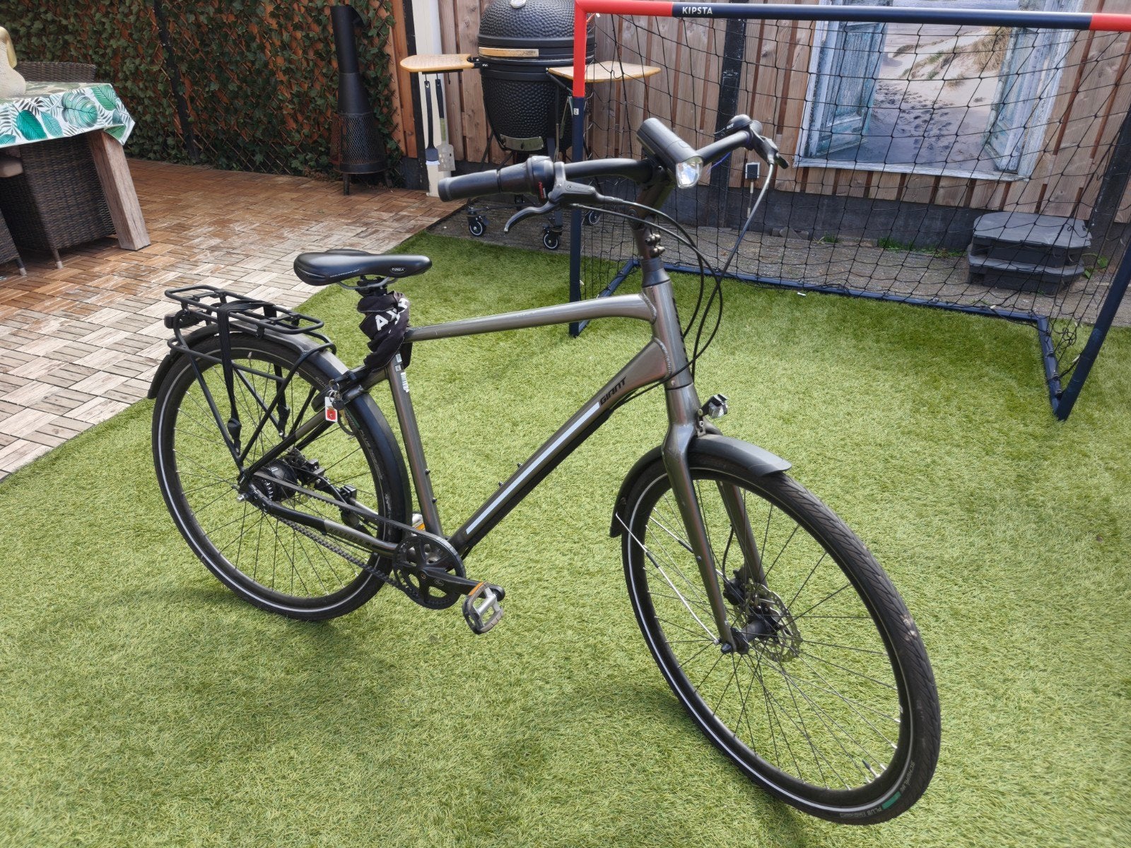 Giant AnyTour CS 2 (2025) – Herenfiets – Gates Riem – Nexus, Gebruikt, Versnellingen, Schijfrem, 53 tot 57 cm