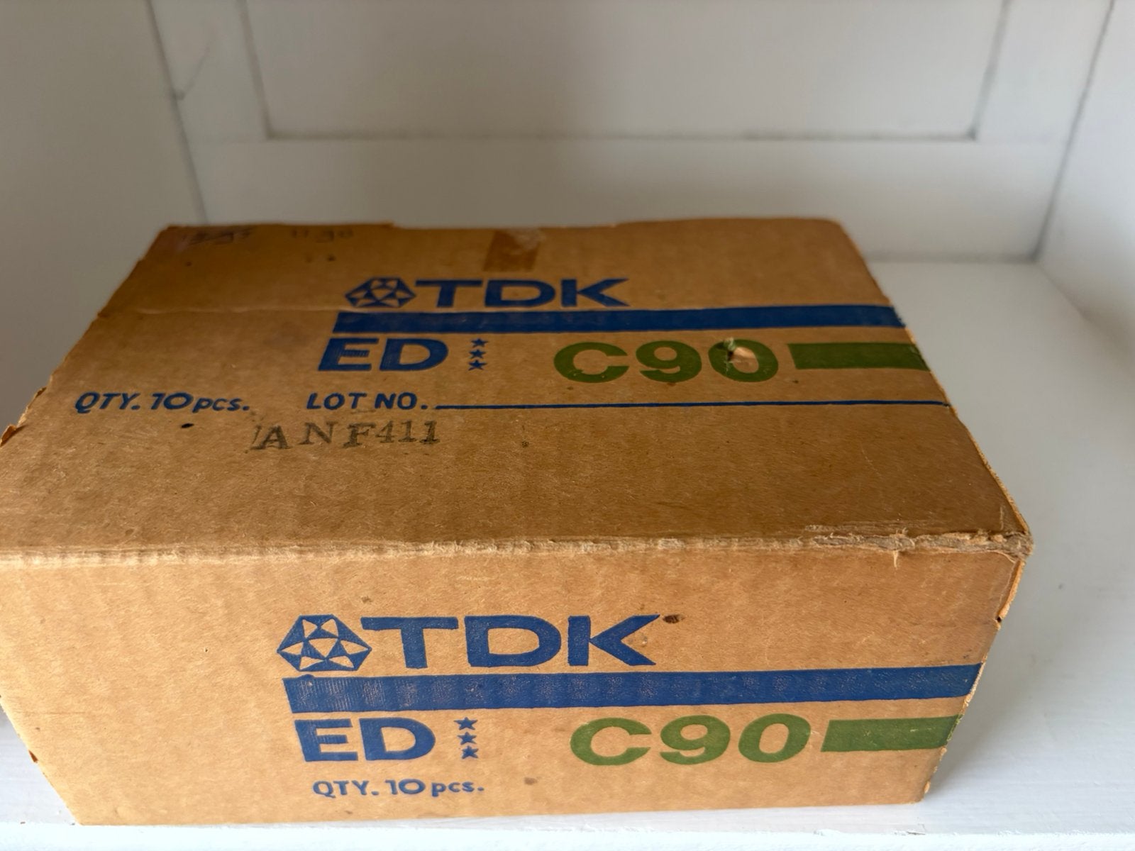 Vintage orginele omdoos TDK ED 90 cassettebandjes, Ophalen of Verzenden, Zo goed als nieuw