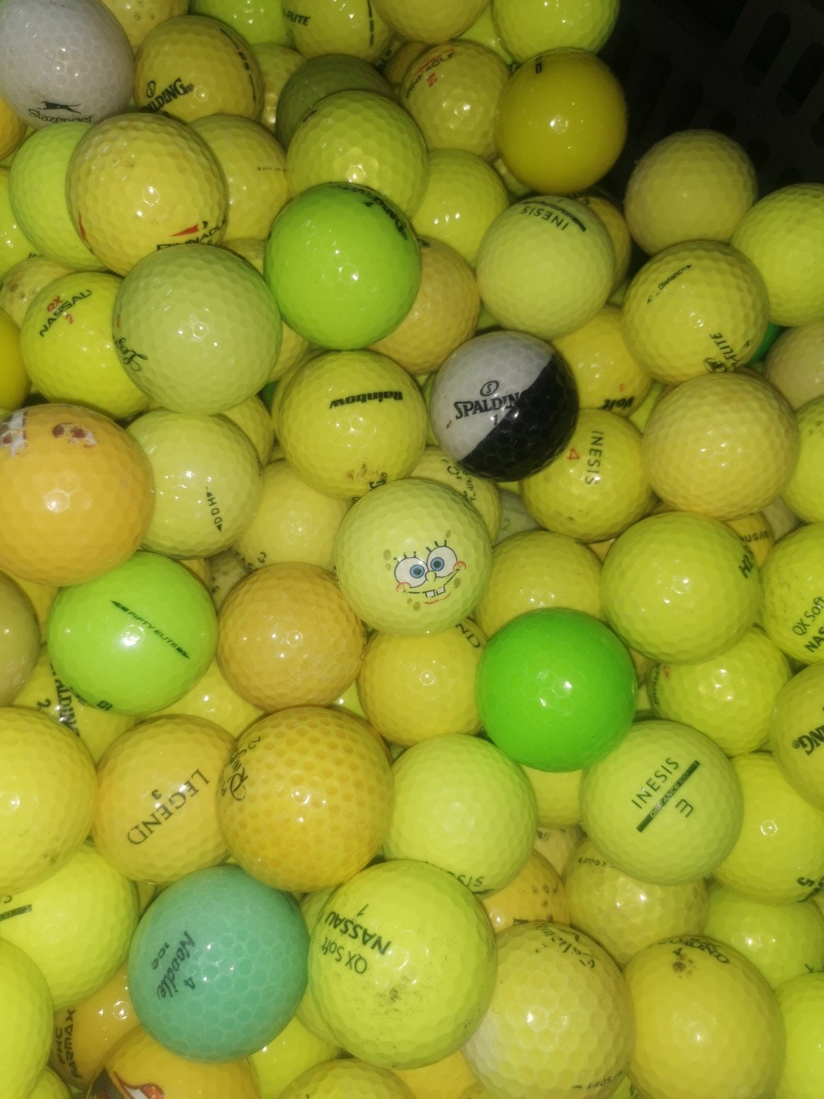 Gekleurde golfballen mix 100 stuks, Ophalen of Verzenden, Bal(len)