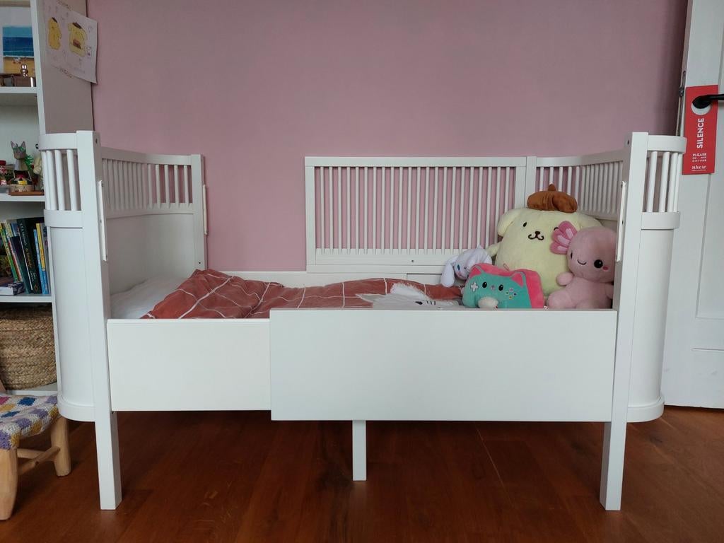 Sebra Kili Bed - Wit, Kinderen en Baby's, Kinderkamer | Bedden, Gebruikt, 70 tot 85 cm, 140 tot 160 cm, Ophalen