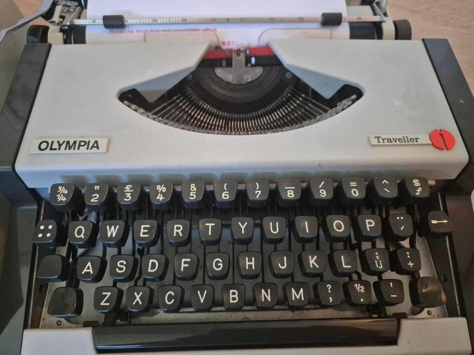 oldtimer traveller Olympia typemachine, Diversen, Typemachines, Ophalen of Verzenden, Gebruikt