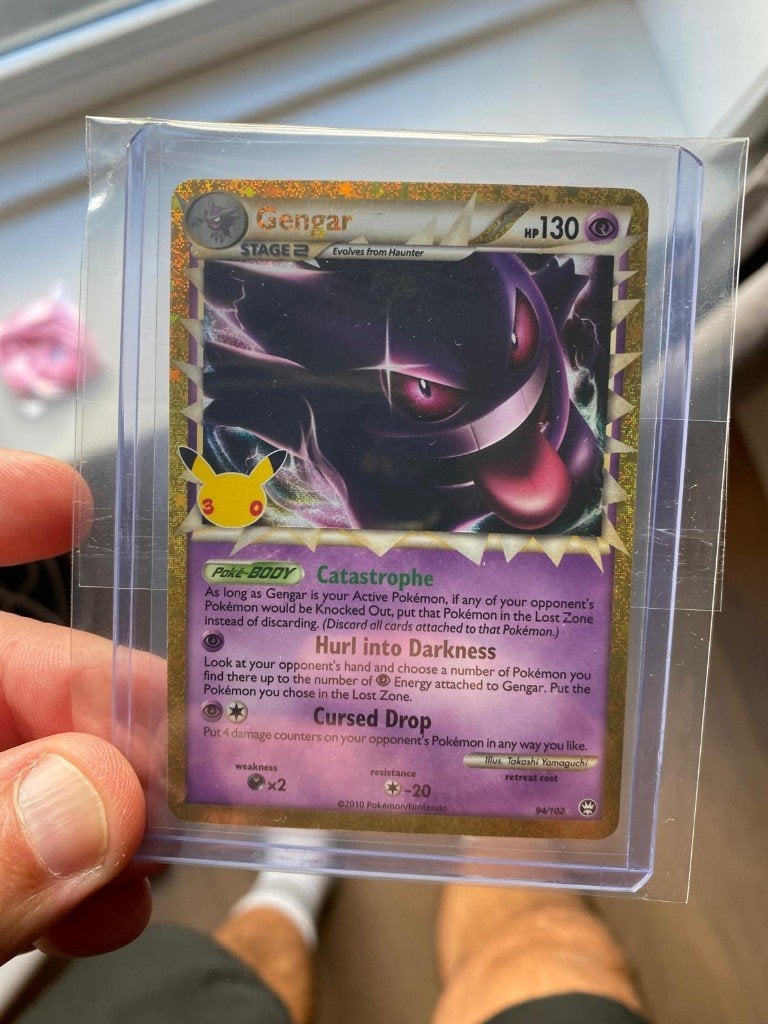 Pokémon Gengar Prime 94/102 - 30th Celebration (Near Mint), Ophalen of Verzenden, Zo goed als nieuw, Speelkaart(en)