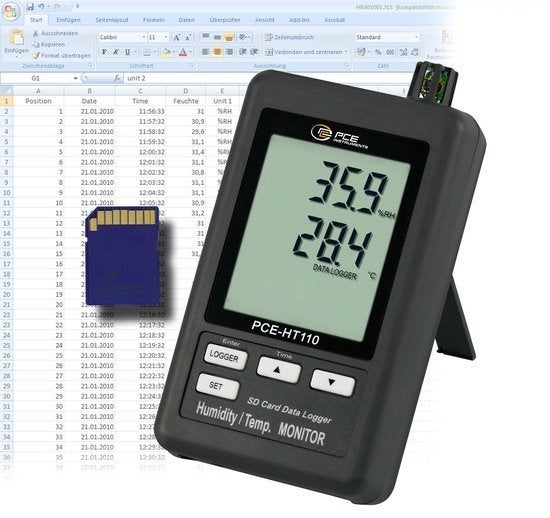 Hygro Temperatuur meter PCE HT110, Verzenden, Nieuw