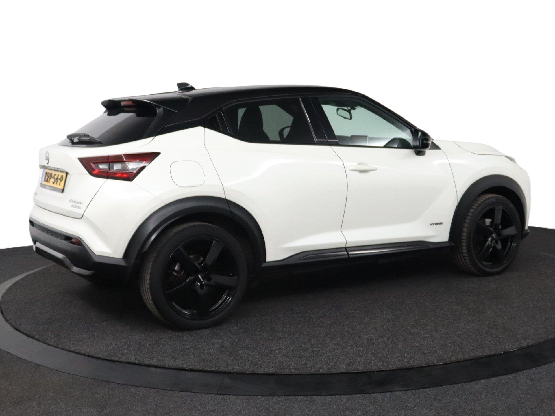 Nissan Juke 1.6 Hybrid N-Design, 1300 kg, Gebruikt, Wit, Bedrijf
