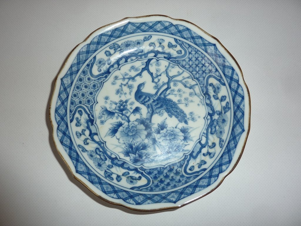Sierbord met pauw., Ophalen of Verzenden