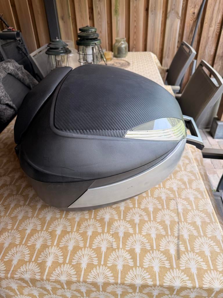 SHAD Topkoffer Motorfiets - Carbon Look, Motoren, Accessoires | Koffers en Tassen, Ophalen, Gebruikt