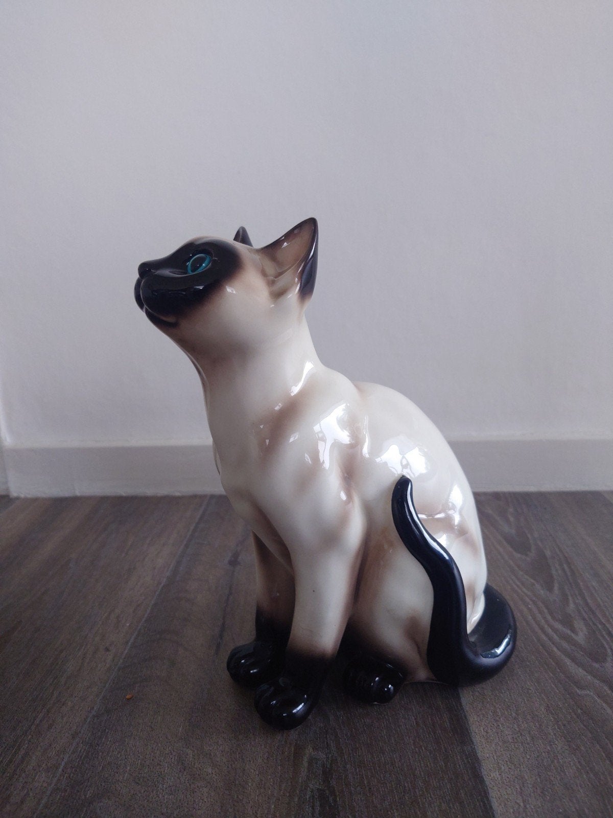 Siamese Kat met blauwe ogen, Ophalen of Verzenden
