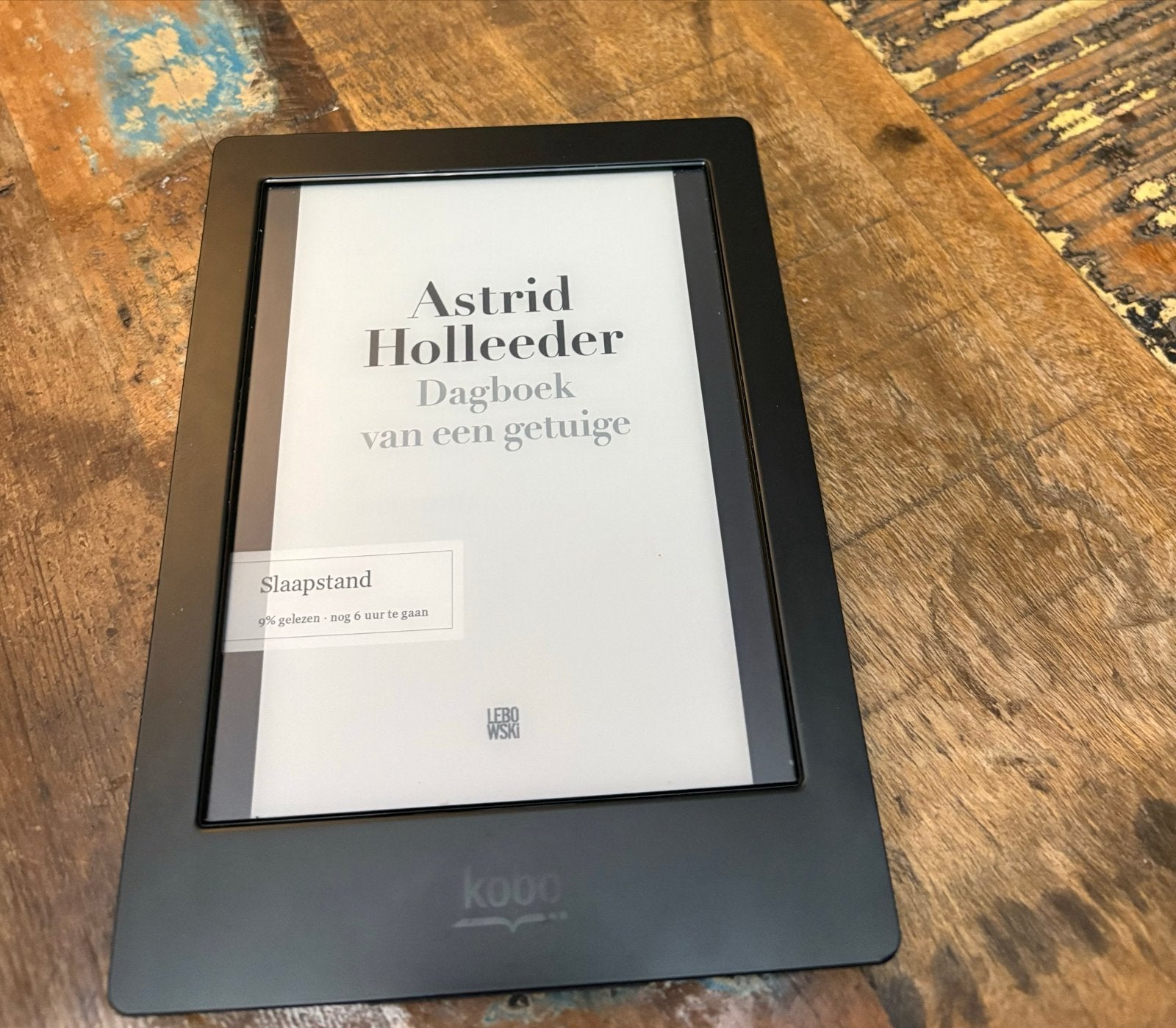 Kobo Aura H2O e-reader met hoes en oplaadkabel, Computers en Software, Ophalen, Zo goed als nieuw, 4 GB of minder, 7 inch
