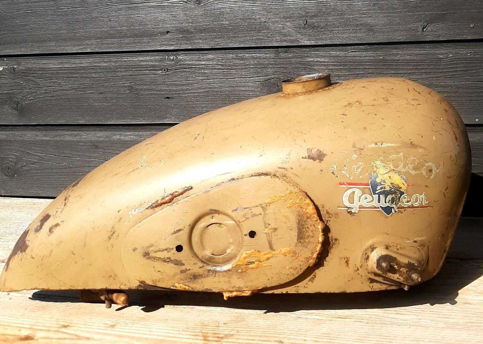 Verzameling - Vintage Benzinetank / Brandstoftank (13 stuks), Ophalen