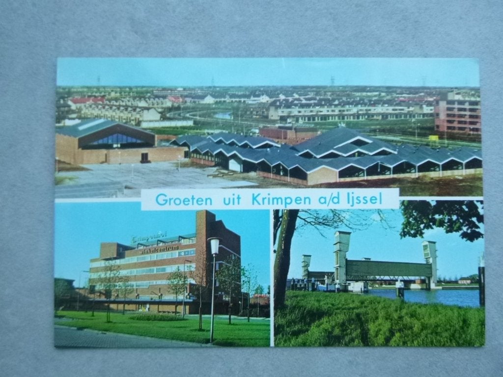 Krimpen a/d IJssel,  winkelcentrum Krimpenhof/panorama, Verzenden, 1980 tot heden, Ongelopen, Zuid-Holland