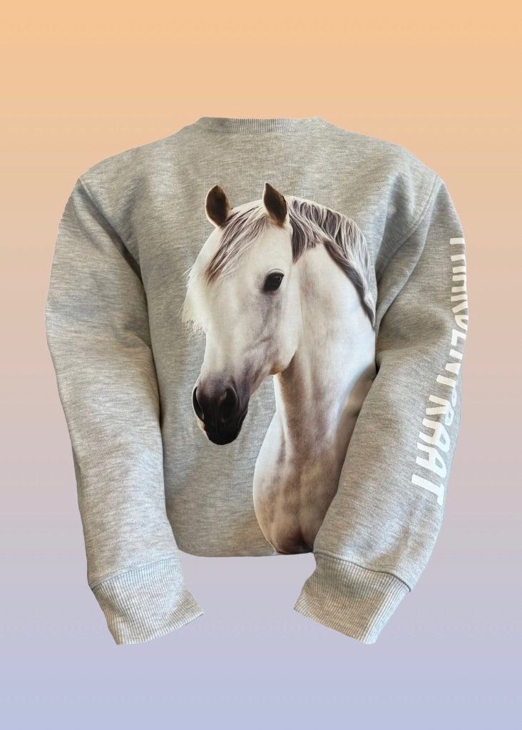 Nieuwe Sweater George Grijs – maat XS – PaardenpraatTV, Paard praat tv, Nieuw, Ophalen of Verzenden, Maat 34 (XS) of kleiner