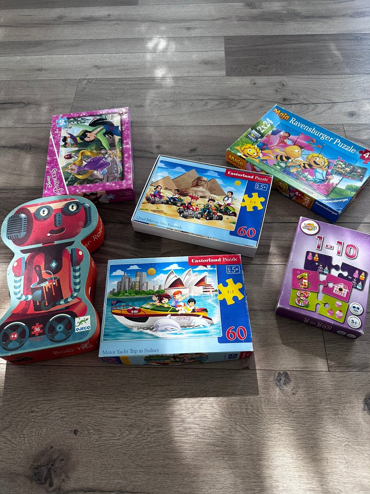 Puzzels, Kinderen en Baby's, Speelgoed | Kinderpuzzels, Ophalen, Meer dan 50 stukjes, Gebruikt