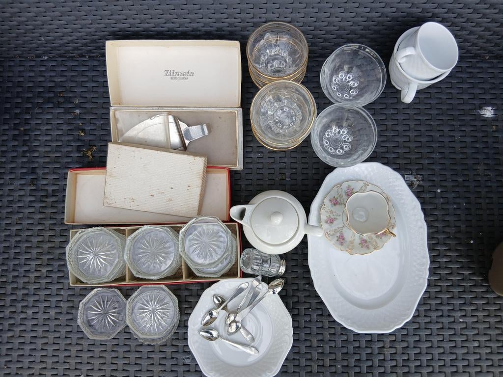 Partij vintage servies., Diversen, Ophalen