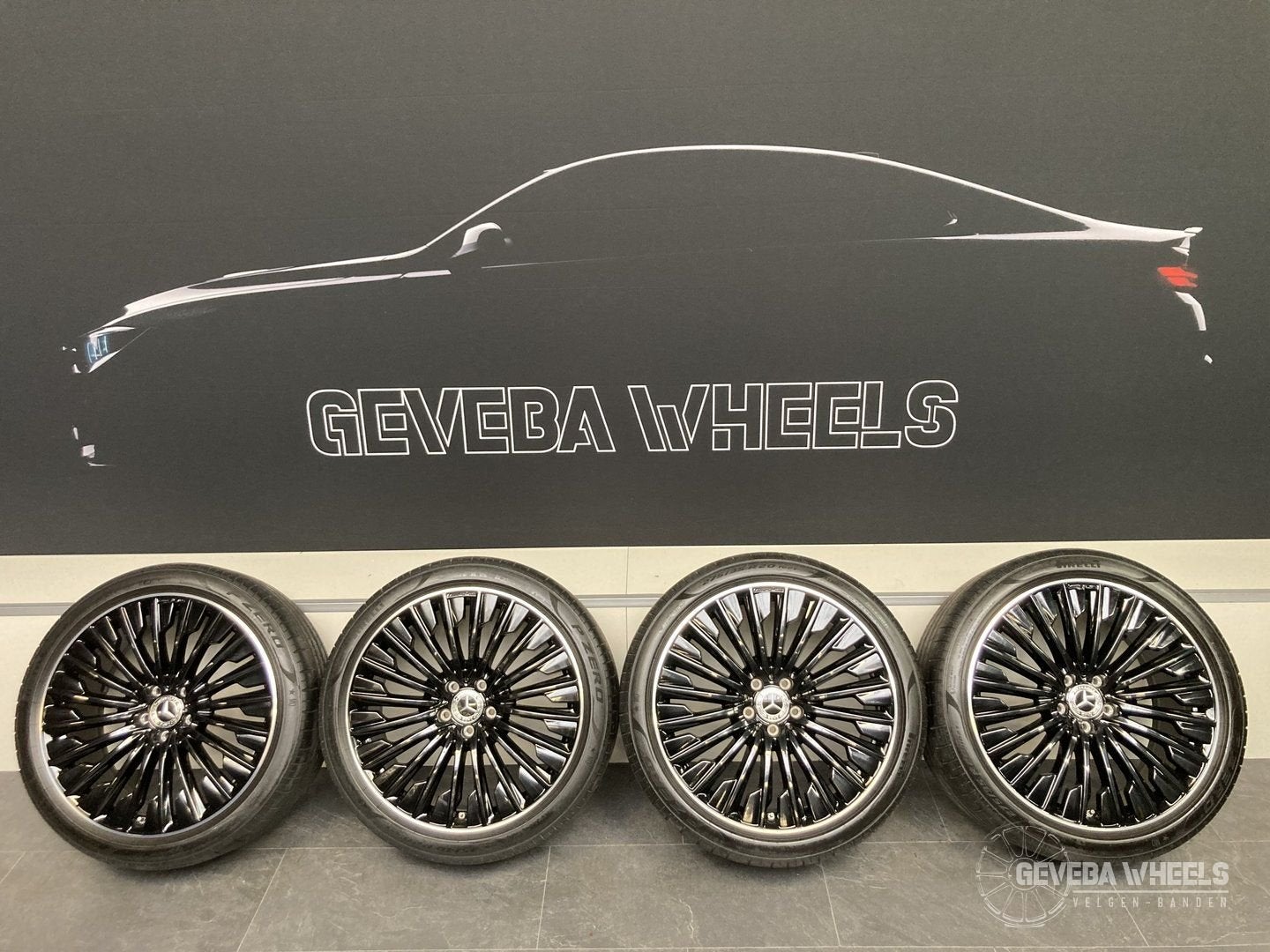 20” originele Mercedes E klasse W214 AMG velgen + banden, -, -, Banden en Velgen, Ophalen of Verzenden