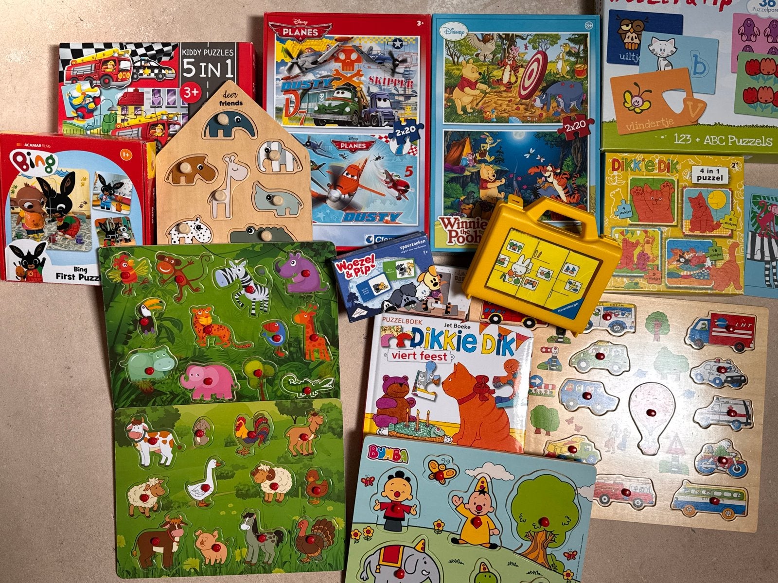 Kinder puzzels, Kinderen en Baby's, Speelgoed | Kinderpuzzels, Ophalen, Zo goed als nieuw