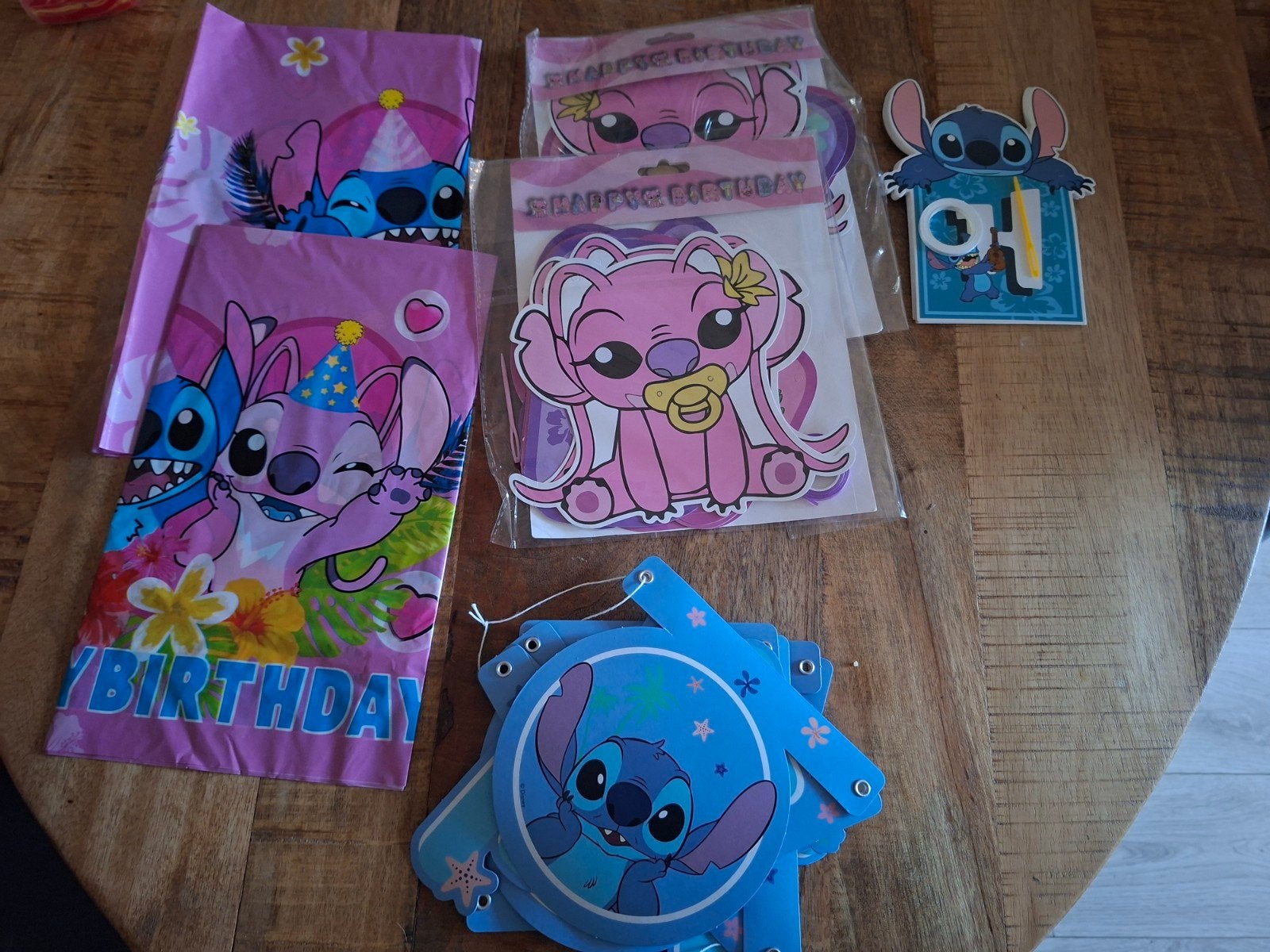Stitch versiering., Hobby en Vrije tijd, Feestartikelen, Ophalen of Verzenden, Nieuw, Versiering, Verjaardag