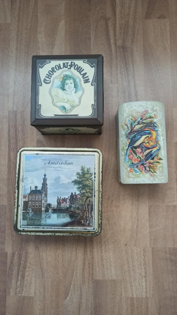 Vintage blikken, Ophalen of Verzenden, Gebruikt, Overige