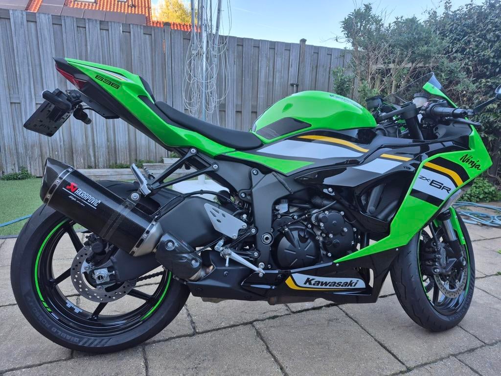 Kawasaki ZX6R 2025 - Zo goed als nieuw, compleet pakket!, Motoren, Motoren | Kawasaki, Occasion, 4 cilinders, Motorrijbewijs A