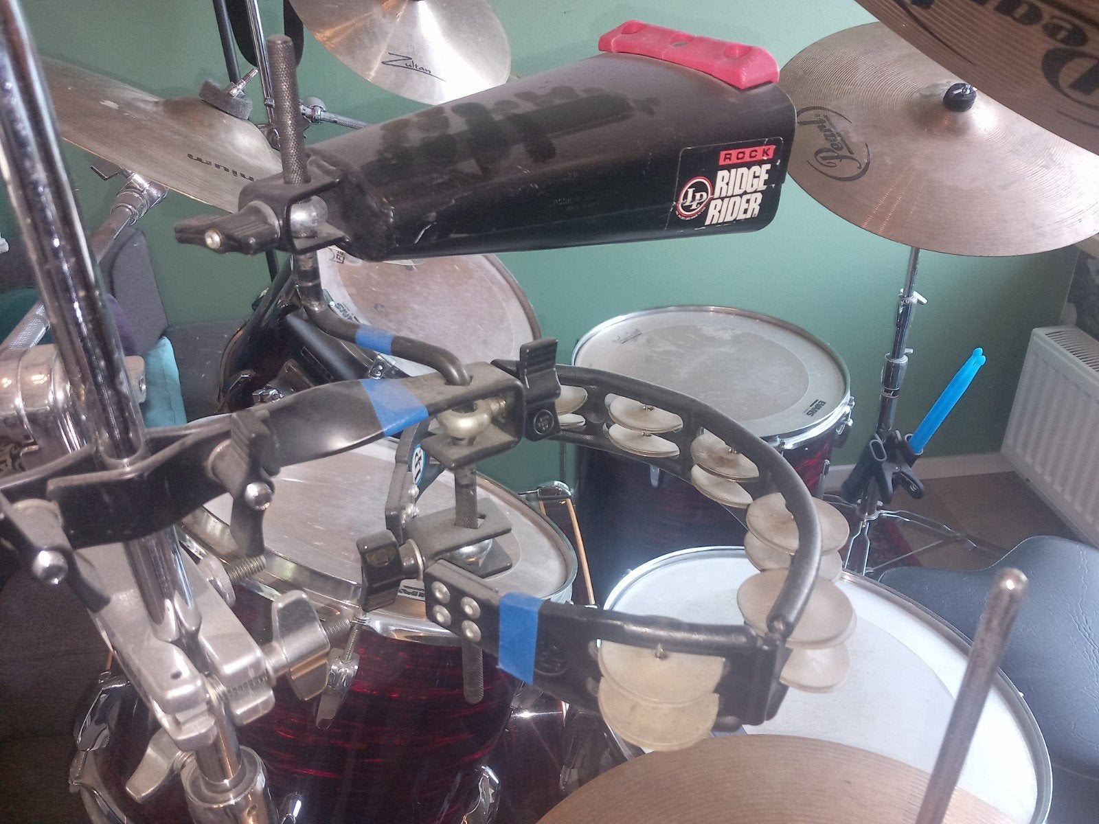 Foto 7 van Pearl EXR Drumstel - Compleet met bekkens en hardware