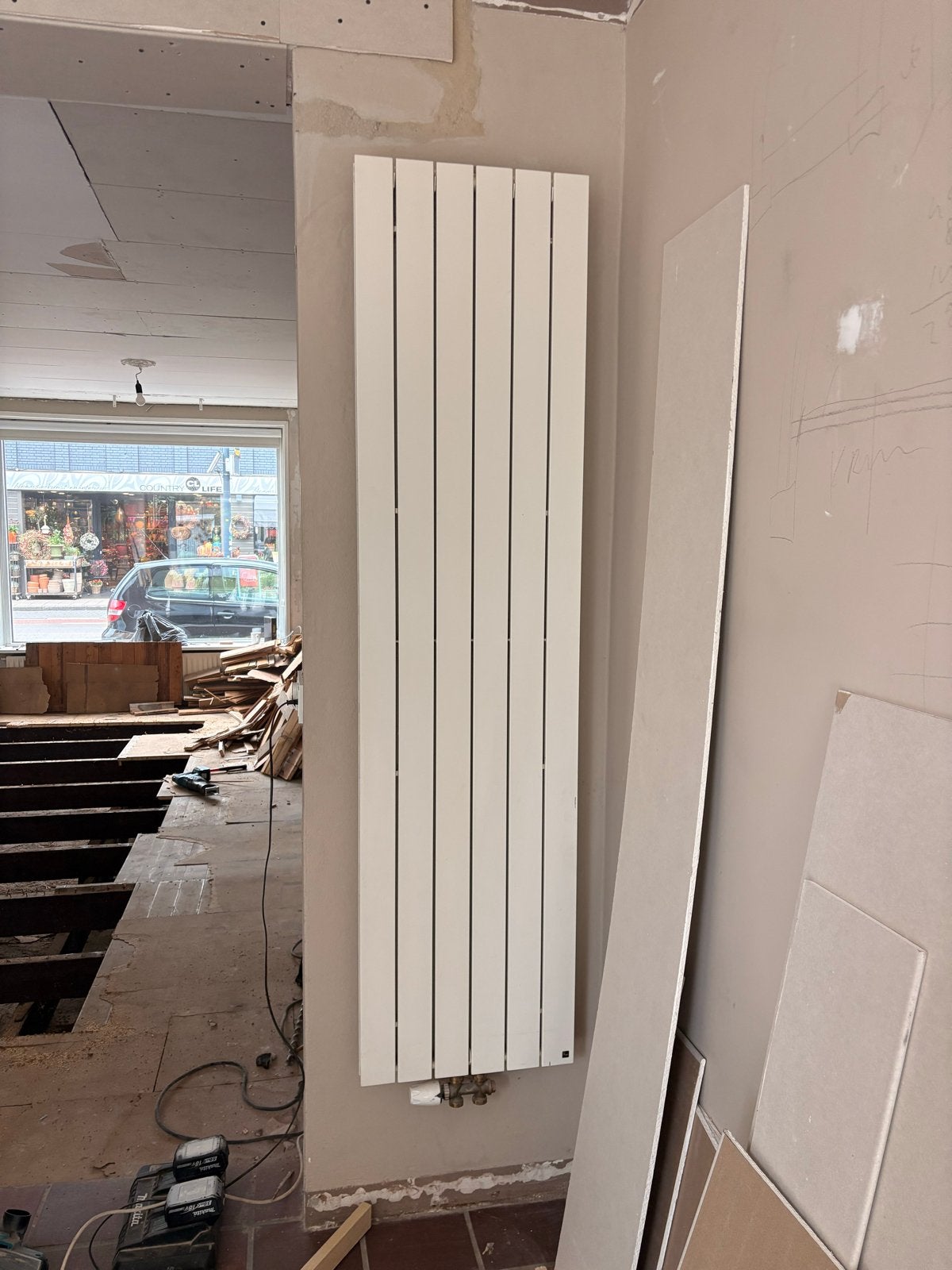 2 design radiatoren verwarming, Ophalen, Gebruikt, Radiator, Minder dan 60 cm
