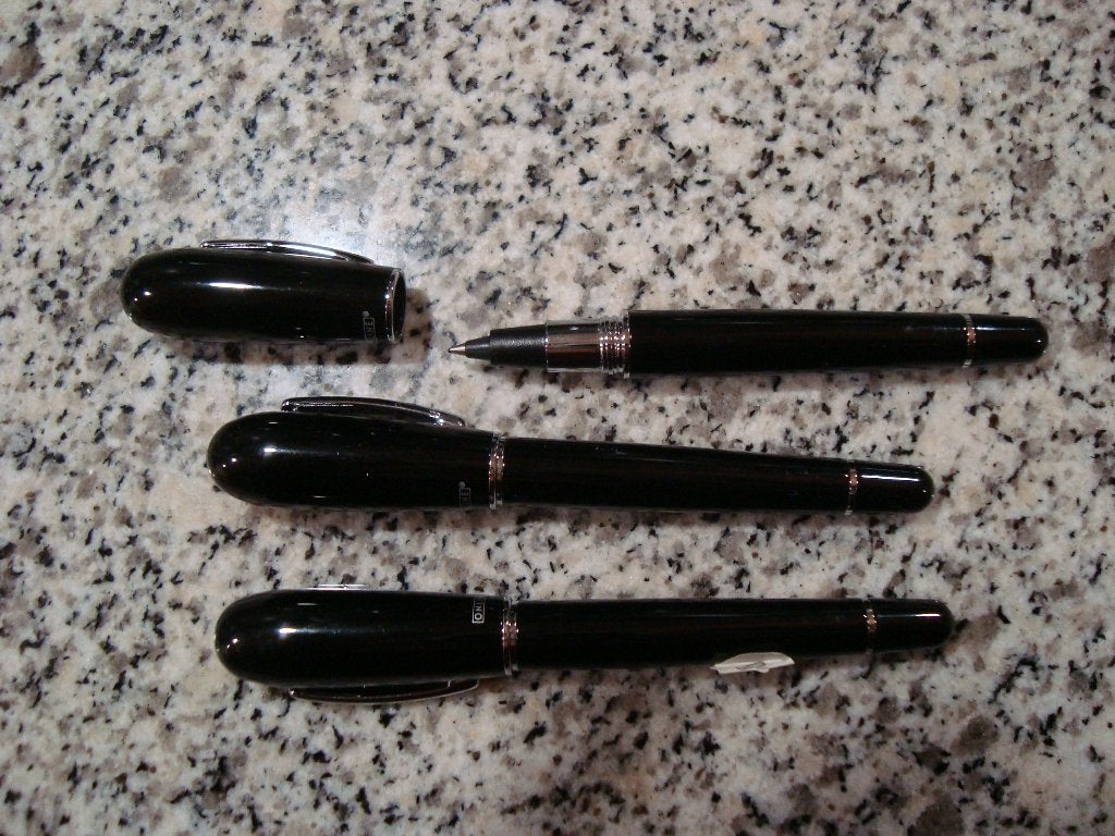 3 zwarte balpennen nieuw per stuk te koop, Diversen, Ophalen of Verzenden, Nieuw