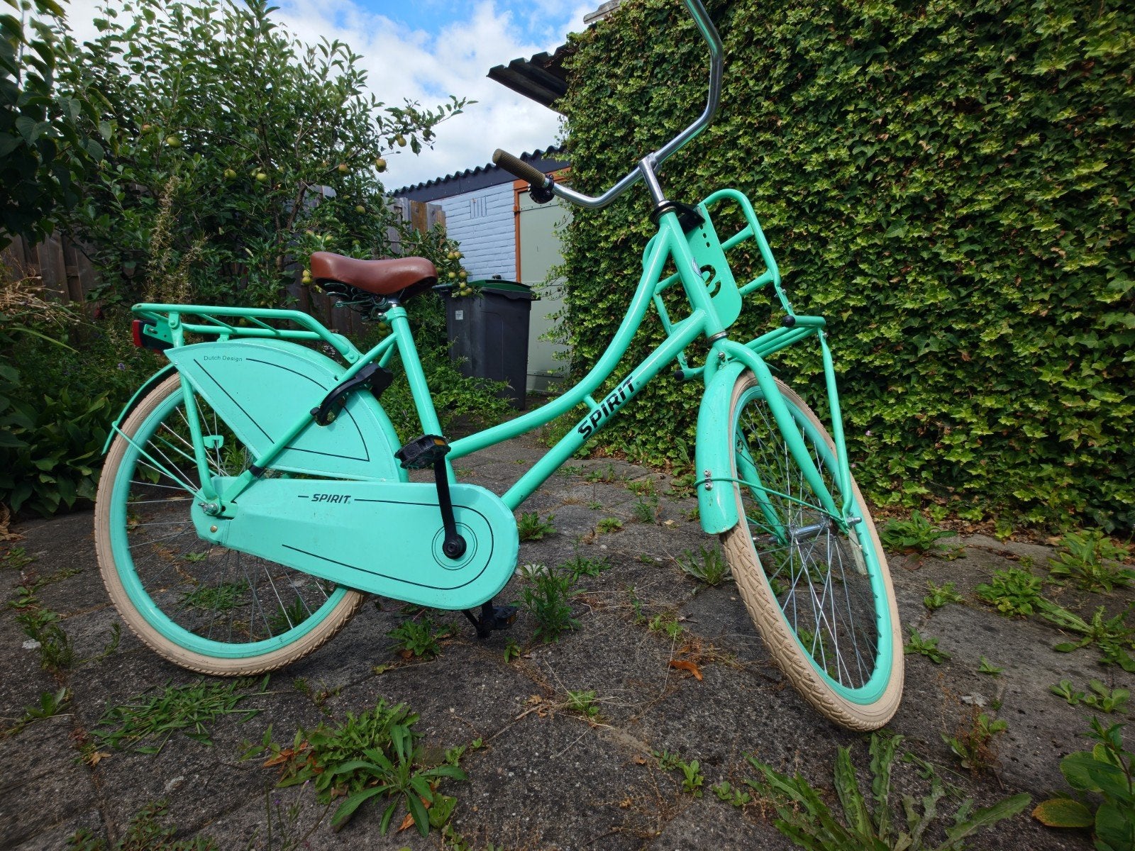 Spirit meisjesfiets 26 inch - Lichtgroen met nieuw zadel, Fietsen en Brommers, Fietsen | Meisjes, Ophalen, Gebruikt, 26 inch of meer