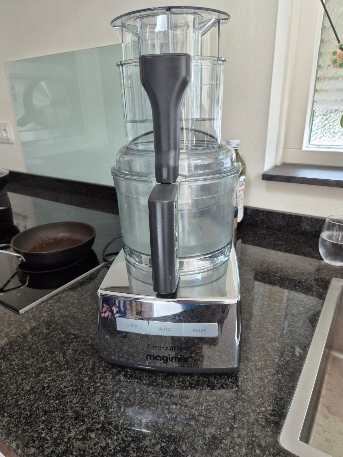 Magimix Cuisine 4200XL Foodprocessor - Zo goed als nieuw, Ophalen, 3 snelheden of meer, Zo goed als nieuw, 2 tot 3 liter