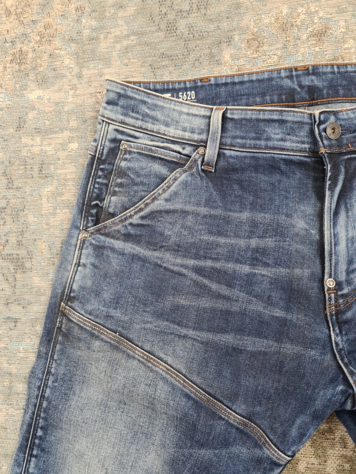 G-Star 5620 3D Skinny W34 L32 Skinny STRETCH Blue Bronno3432, G-Star Raw, https://www.g-star.com/nl_nl/customer-service, Ophalen of Verzenden