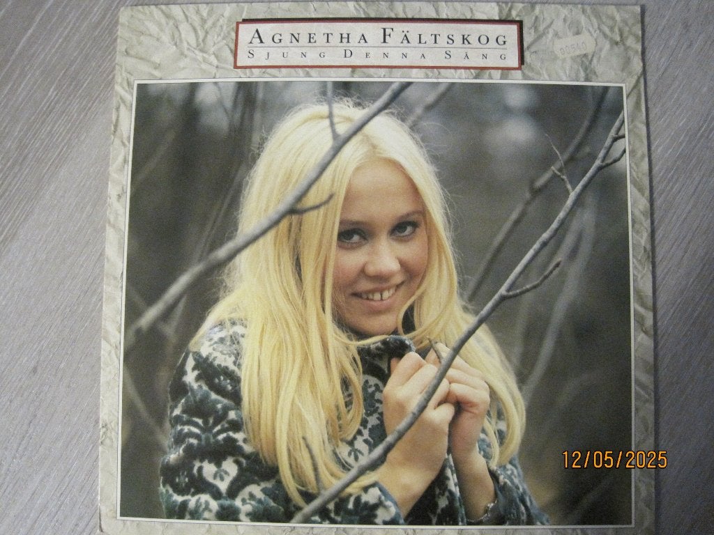 Agnetha Faltskog  -  Sjung Denna Sang  (Abba), Cd's en Dvd's, Vinyl | Pop, Inclusief binnenhoes, Ophalen of Verzenden, Zo goed als nieuw