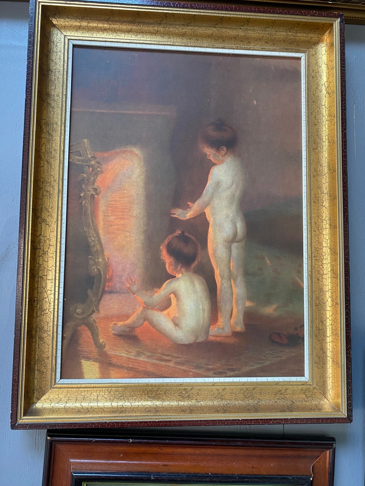 Schilderij in mooie omlijsting, Ophalen of Verzenden