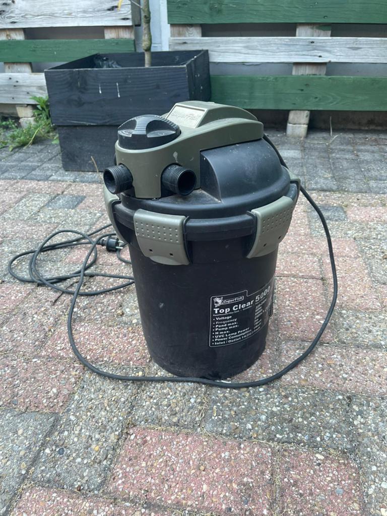 Vijverpomp top clear 5000, Tuin en Terras, Vijver-toebehoren, Ophalen, Zo goed als nieuw, Vijverpomp