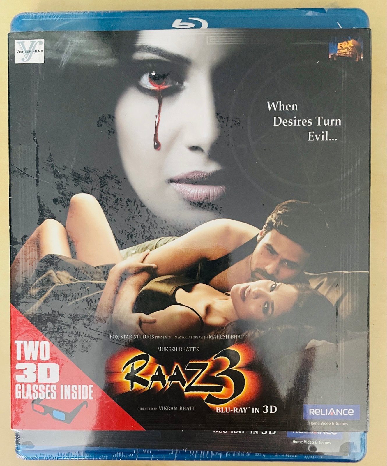 Raaz 3 3D Blu-ray - Bollywood Horror Thriller, Horror, Vanaf 16 jaar, Film, Engels