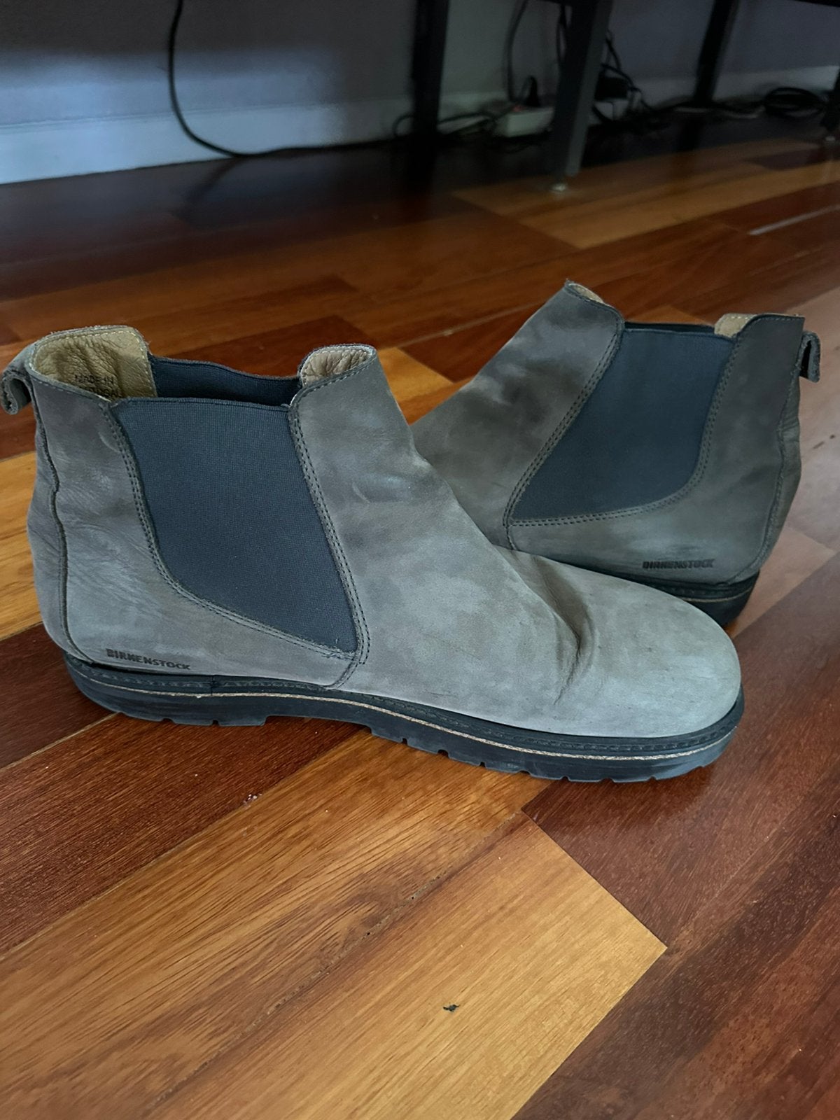 Grijze Birkenstocks maat 47 laarzen, Ophalen, Overige kleuren, Boots, Gedragen