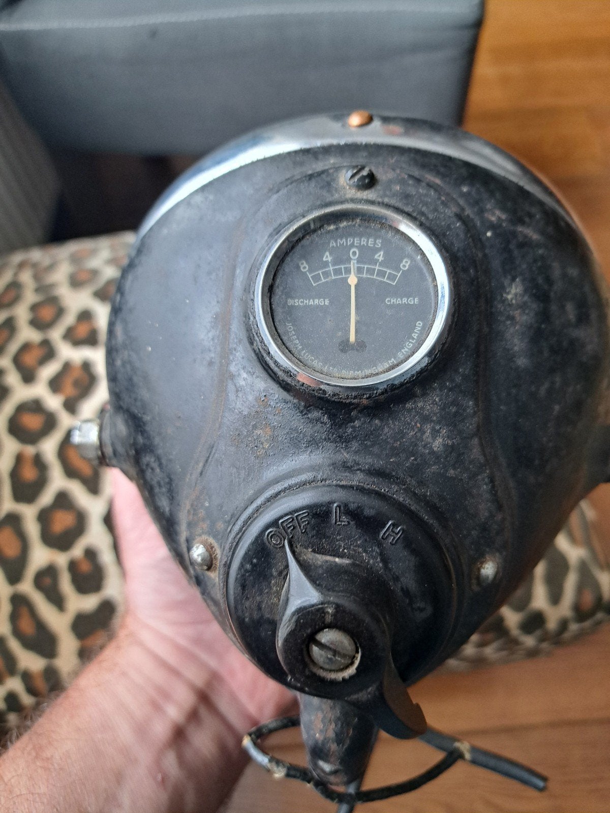 Lucas MU42 Geheel originele complete koplamp, Ophalen of Verzenden