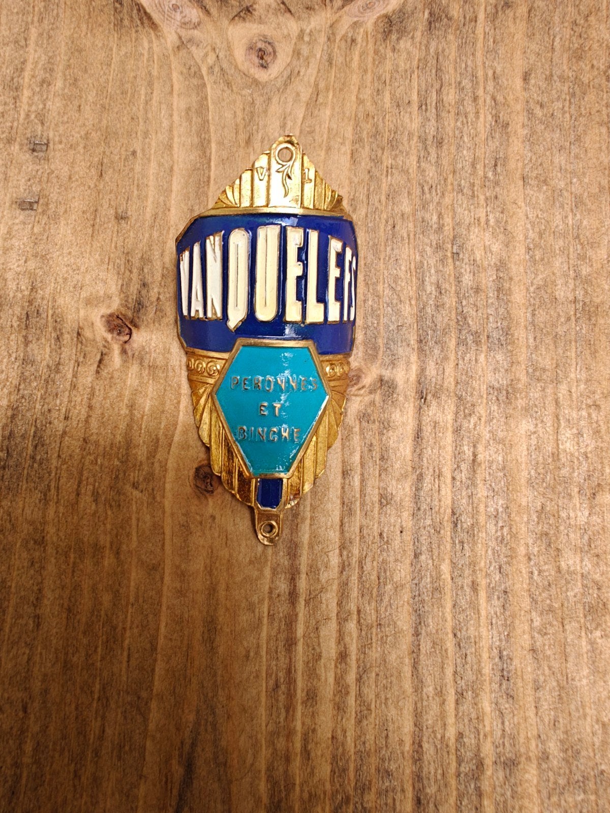 Retro nieuw balhoofdplaatje vanquelefs, Ophalen of Verzenden