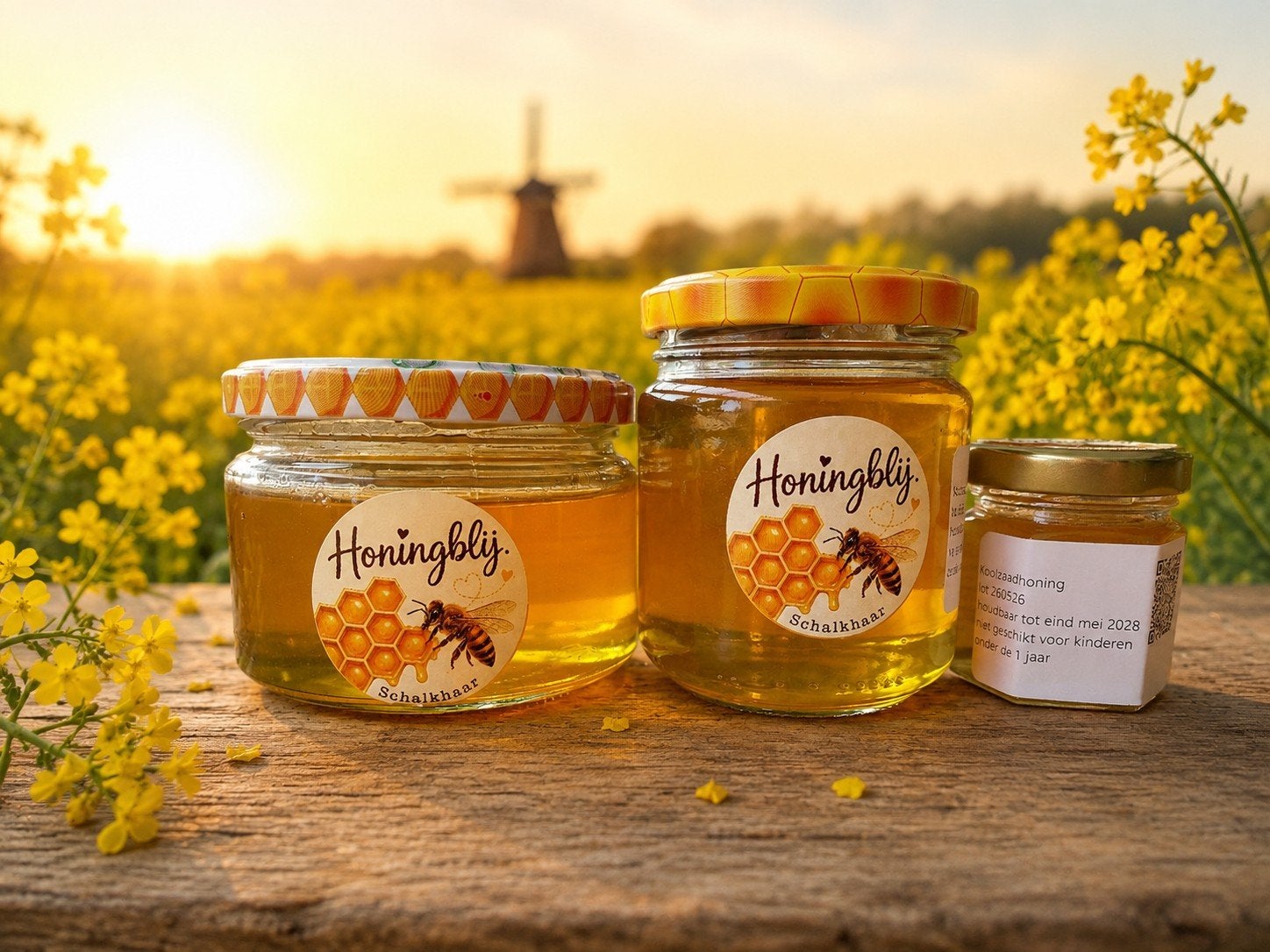 Zuivere Koolzaadhoning van Imkerij HoningBlij, Overige soorten