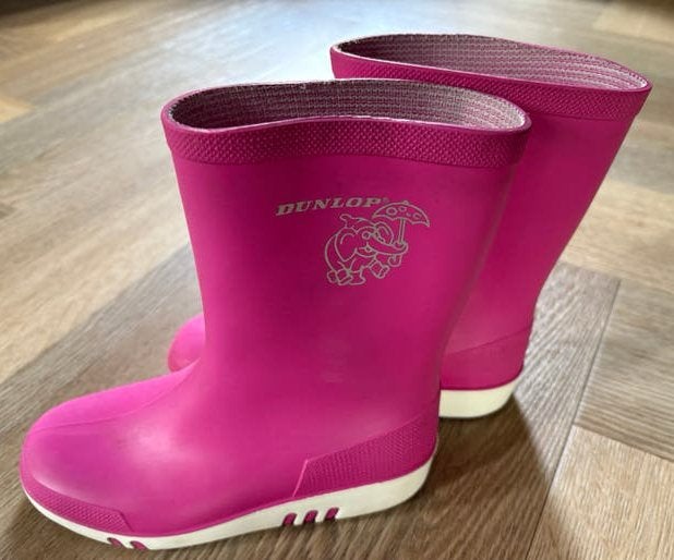 Regenlaars dunlop maat 29, Meisje, Ophalen of Verzenden, Laarzen, Zo goed als nieuw